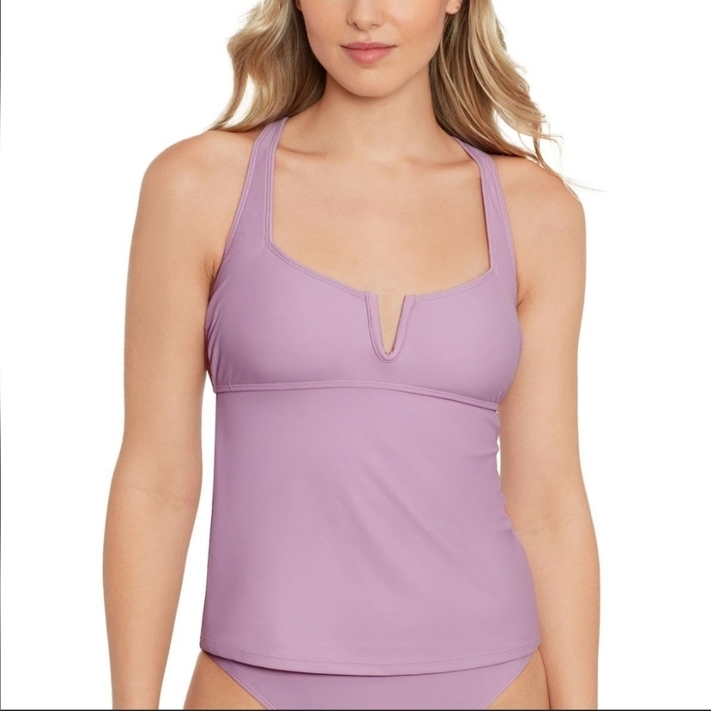 NWT Salt + Cove V Neck Halter Bikini Top